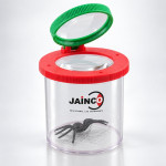 Plastic Container with a Magnifying Glass